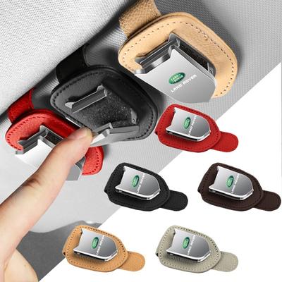 Araba Oto Güneşlik Gözlük Kutusu Güneş Gözlüğü Klipsi Kart Bilet Tutucu Standı Range Rover Defender Freelander Discovery 1 2 Evoque Rover L405 için