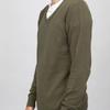 Pull col v maille fine manches longues Homme BILL TORNADE