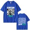 Hot Rock Band Kmfdm Sucks Graphic Tshirt Unisex Women Retro Gothic Punk Streetwear Male Fashion Casual Oversized Crewneck T Shirts
