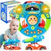 Interactive Car Steering Wheel For Children Musical Toy LED Effects
