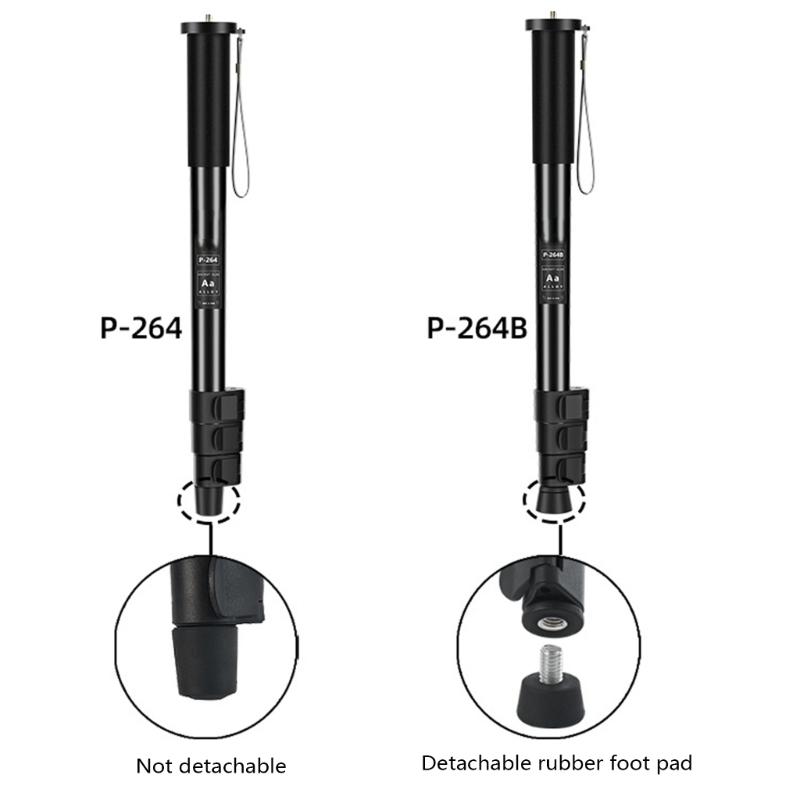 Aluminum Alloy Camera Support Monopod with Easy Extend Lock Mechanism Camera and Hiking Support Bracket for Outdoor
