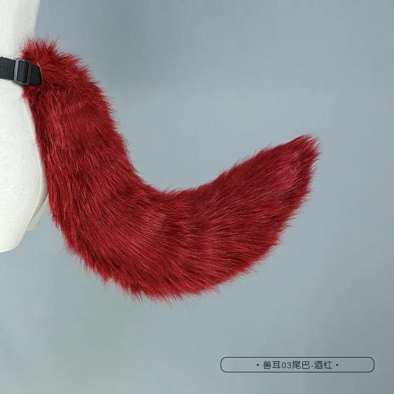 New Sexy Fox Tail Cosplay Costume Kawaii Lolita Faux Fur Fox Tail JK Girl Party Halloween Cosplay Props Gyaru Anime Animal Tails