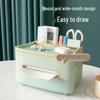 LIEI Light Luxury Desktop Tissue Box with Remote Holder