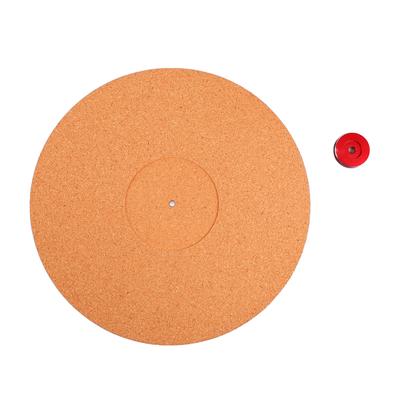 Alfombrilla de corcho para tocadiscos, adaptador antideslizante para discos de vinilo, accesorios para fonógrafo