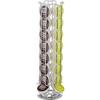 Porte-capsules De Café - EXZACT - Compatible Dolce Gusto - Chromé - Cylindrique - 32 Capsules