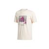T Shirts Men's Light Pink Crew Neck Moderate Straight Fit GE4521