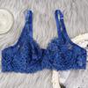 Europa und die Vereinigten Staaten Dünne Einschicht Sexy BH Volle Spitze Stahlring Cottonless BH Einstellbare Big Yards BH