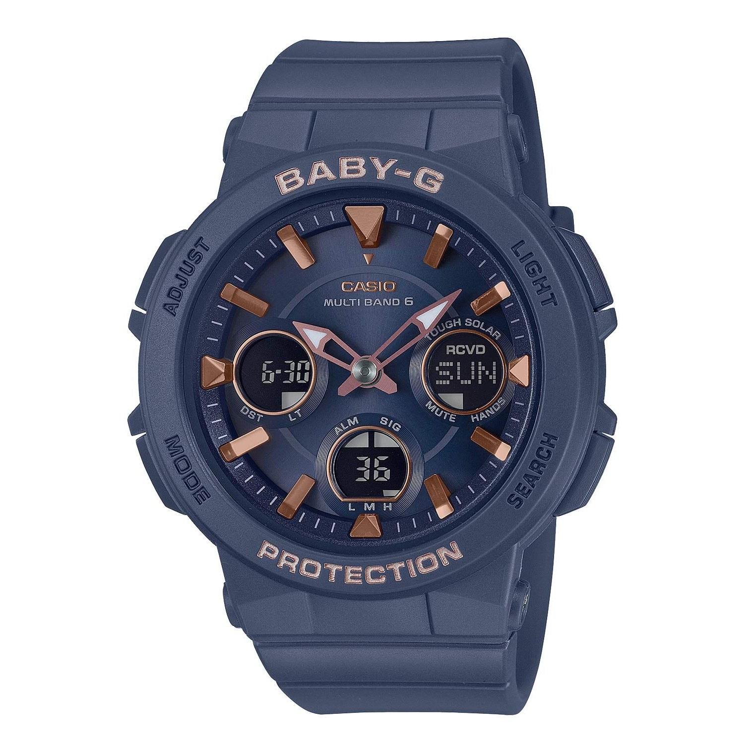 Casio Wristwatch Baby-G Domestic Genuine Product Radio Solar BGA-2510-2AJF Ladies Blue