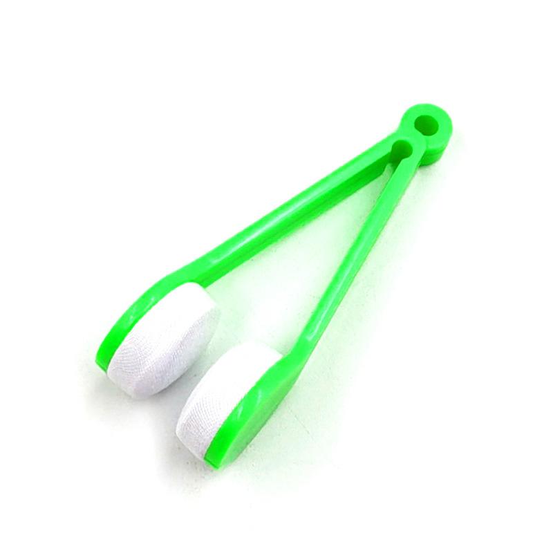 Portable glasses wipe/cleaning brush, lens clip, lens glasses cleaning wipe, glasses cleaning tool