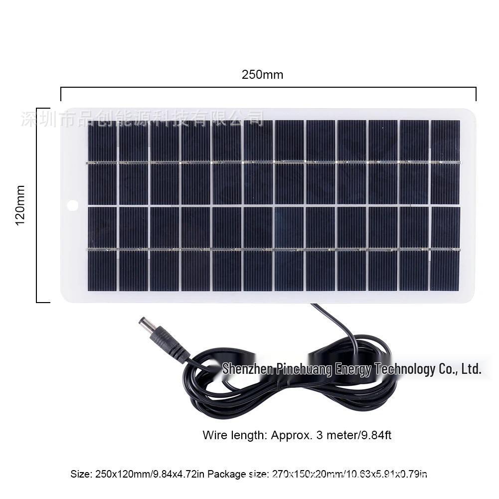 12V Polycrystalline Solar Panel for Outdoor Mobile Phone Monitoring and Lighting