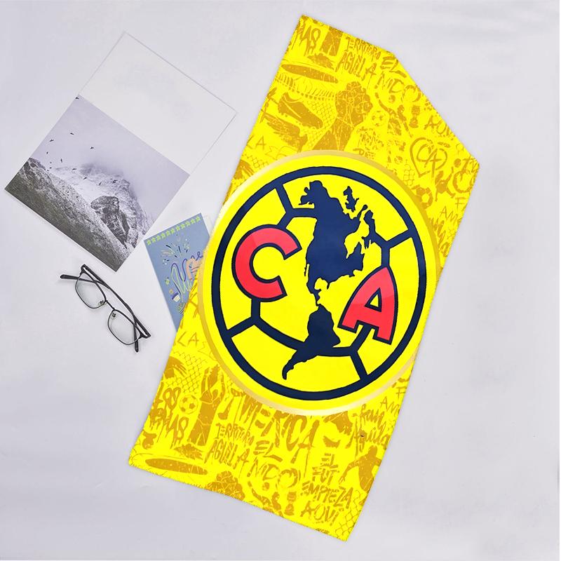 Club Amrica Fashion Beach Towel: Ideal for Summer Adventures Soft, Absorbent and Quick Drying Suitable for Swimming and Bathing
