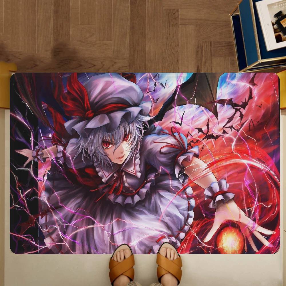 Anime Touhou Project Door Mat Nordic Style Bedroom Living Room Doormat Home Balcony Anti-Slip Alfombra