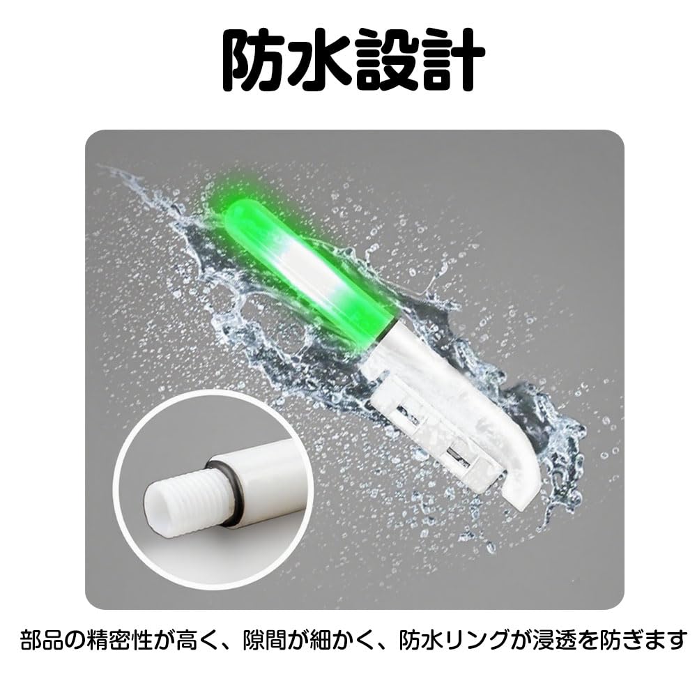 YBGGJO Rod Tip Light, Spike Tip Light, Hit Sensor, Fishing,