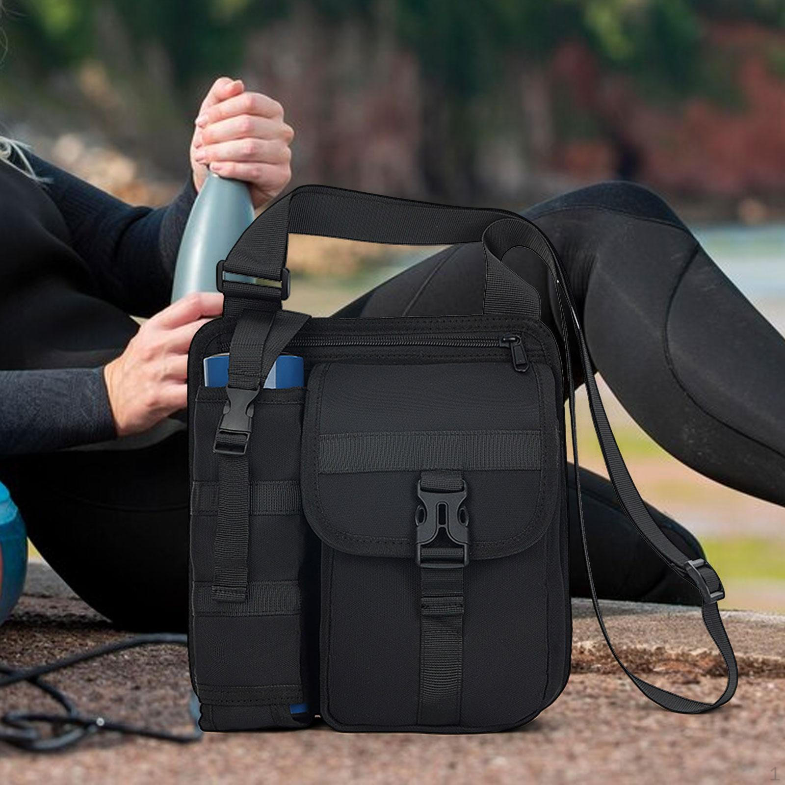 

Сумка для бутылки с водой Повседневная маленькая сумка через плечо для работы, езды на велосипеде, тренировок на открытом воздухе чёрный