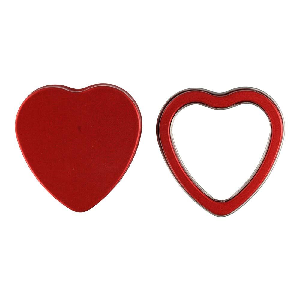 Silber/Rot/Rosa Herzform Dosen Blechdosen Herzförmige Behälter Kreative Kerzenherstellung Gläser DIY