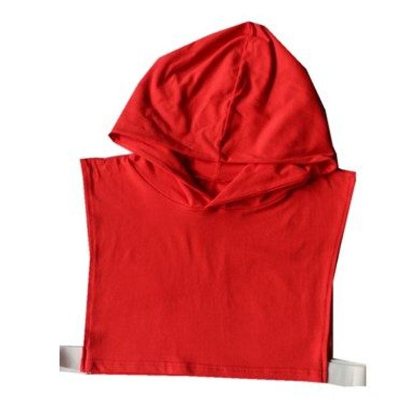 Vintage Hoodies Fake Collar Women Detachable Collars False Collar Shirt With Cap Tie Female Removable Dickie Blouse Shirt Women