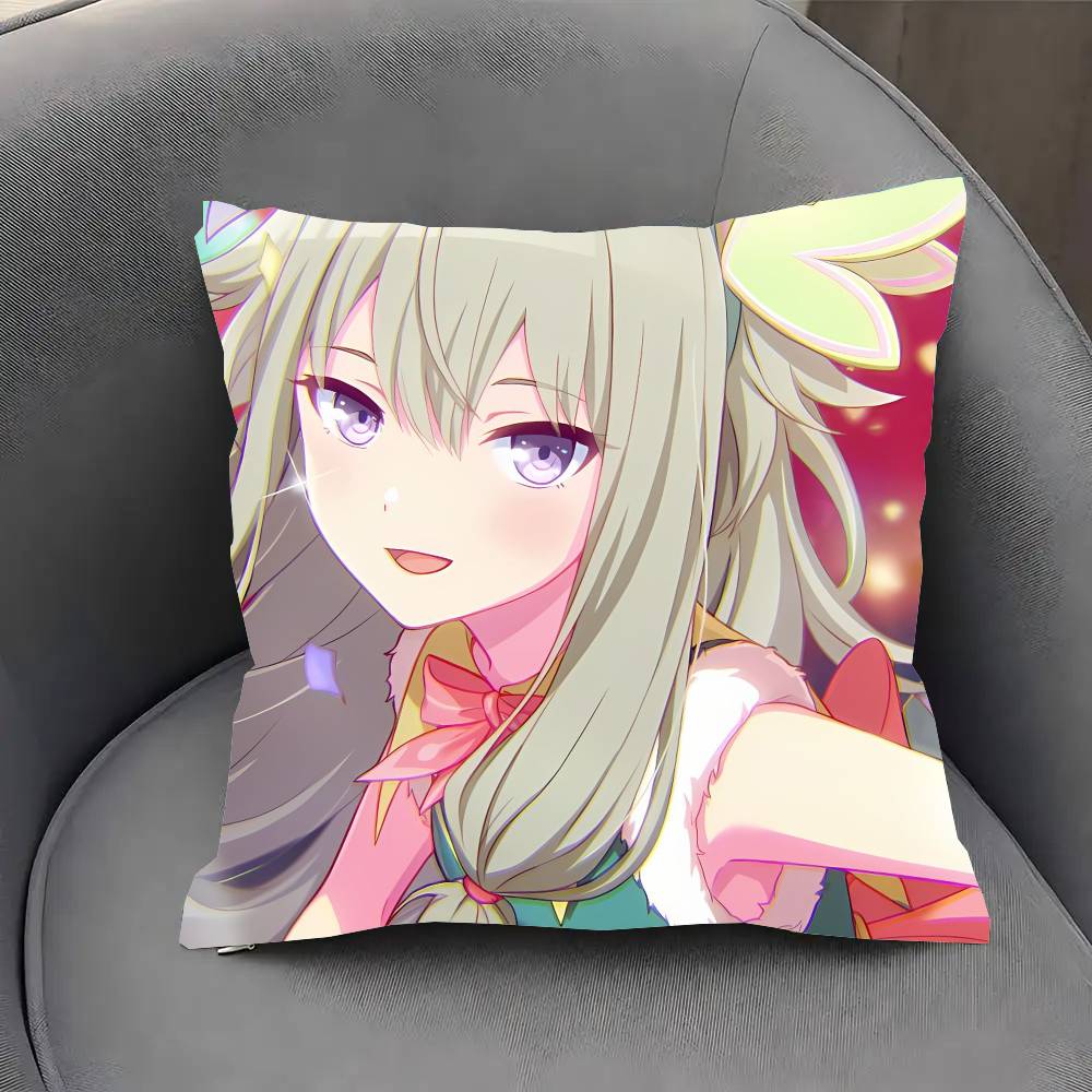Anime Kusanagi Nene P-Project Kuddfodral Mode Fyrkantigt Kuddfodral Sovrum Soffrum Ins Dekoration Fritid