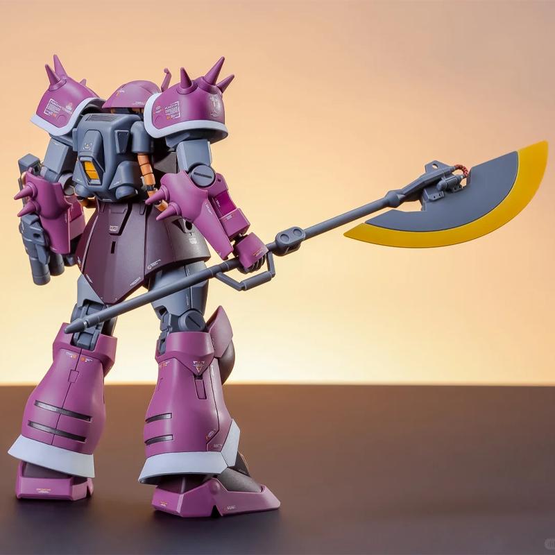 Kit de Montaje de Modelo de Mecha Rey Hacha Ifrit Figura de Acción HG 1/144 Muñeco Decoración de Escritorio Articulable Juguete Puzzle para Niño Regalo Coleccionable