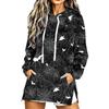 Women's Casual Long Sleeve Halloween Print Hoodie Pullover Top for Fall Festive Wear