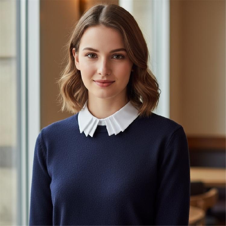 Layered Faux Collar Chiffon Removeable Collar Decorative Neckwear For Business Outfit And Casual Clothing Enhancer