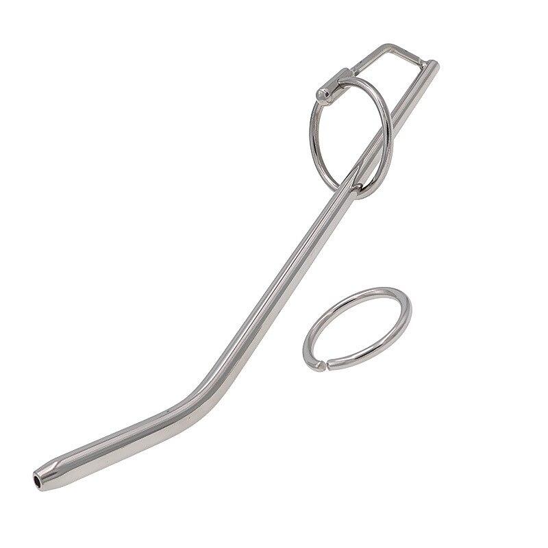 Long Hollow Urethral Rod Stainless Steel Masturbation Device Sex Tool Penis Plug Urethral Stimulator Sounding Urethral   Slave