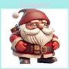 Santa Claus Pattern Acrylic Pendant For Christmas Gift For Drivers