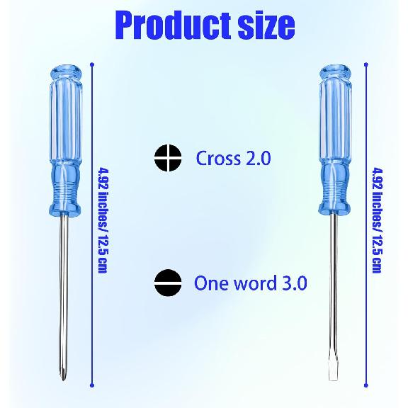 5 Pcs Small Flathead Screwdriver 5 Pcs Tiny Phillips Screwdrivers 4.92 Inches Length Tiny Screwdriver Set for Mini Appliances Repairs Watch