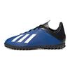 New X 19.4 Slip Resistant Cushioning Abrasion Resistant Low Top Kids' Soccer Shoes Blue Black White Kids' FV4662