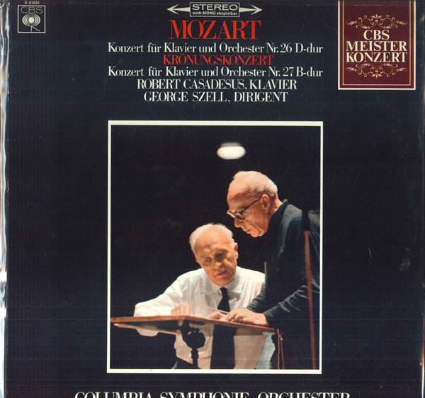 

LP Record ROBERT CASADESUS GEORGE SZELL COL Mozart Konzert Fur Klavier Und Orch S61020 CBS Netherland Classical Used