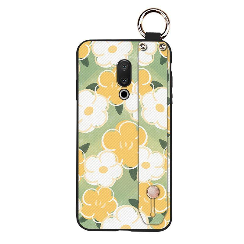 Anti-dust Wristband Phone Case For Meizu 15/15 Lite Back Cover Soft case Anti-knock Lanyard Durable Fashion Design Ring