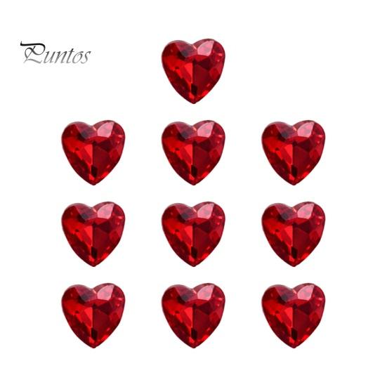 

10 шт. искусственных хрустальных страз для ногтей, красные мини-маникюрные стразы для дизайна ногтей для поделок и изготовления ювелирных изделий A