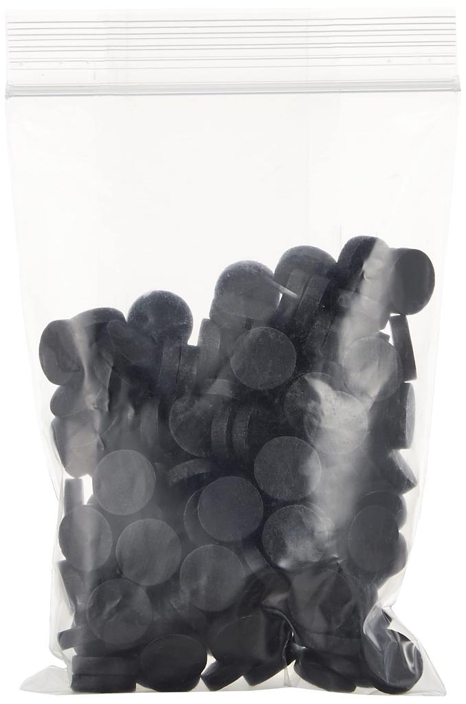 Black 15mm Wooden Discs 150 (approx. Pieces)