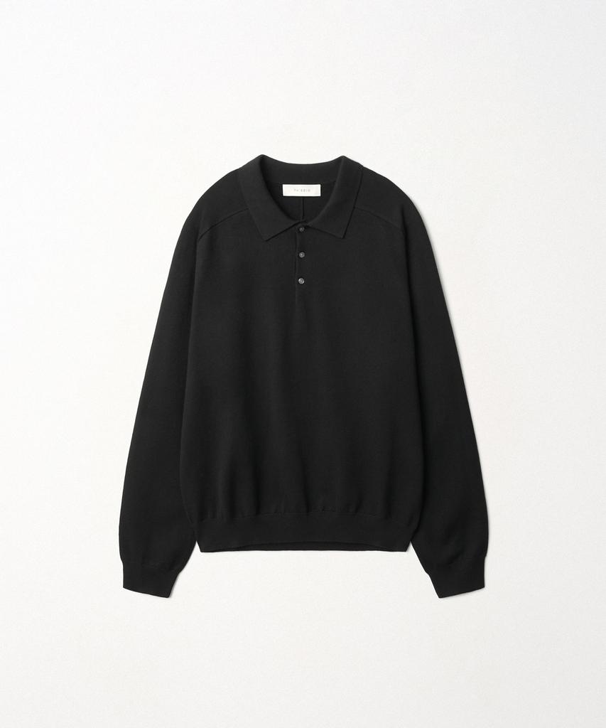 EZIO Signature Collar Knit_Black