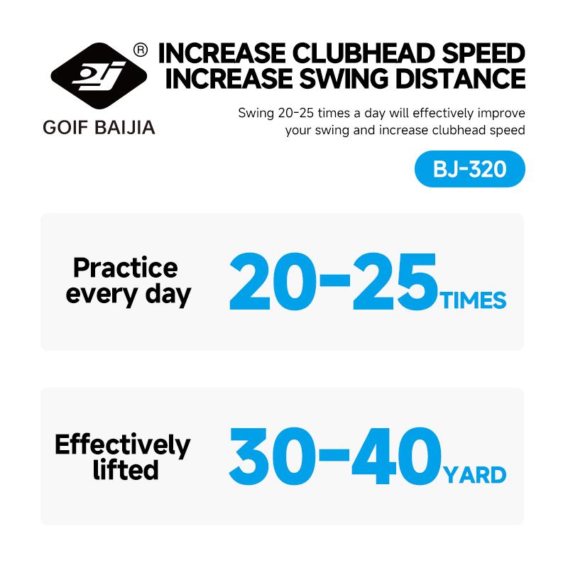 Golf Mini Impact Bat; Golf Physical Acoustics Trainer; Quick Swing Correction; Improve Accuracy of Ball Strike
