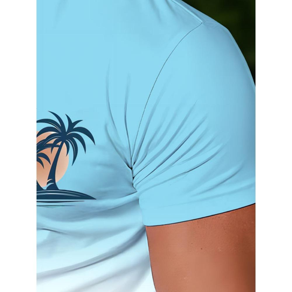 Men's Summer Color Changing Short Sleeved T-shirt