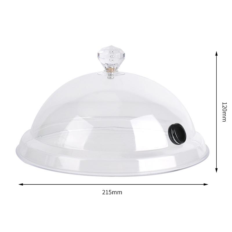 Portable Molecular Cuisine Smoke Hood Food Grade Lid Smoke Infuser Cold Smoke Generator Meat Burn Smokehouse Cooking BBQ Grill