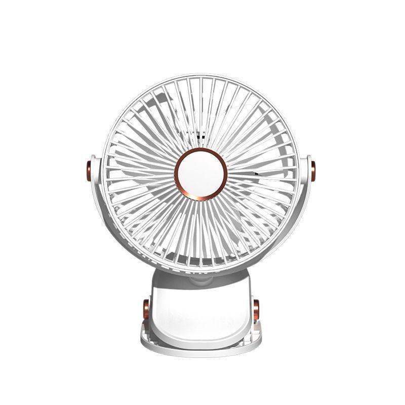 Compact Rechargeable Clip-on USB Fan for Desktop/Home/Dorms