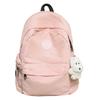 School bag female college student Korean version of leisure backpack simple and versatile large capacity high school student computer backpack trend