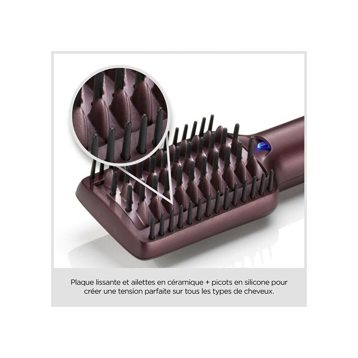 Brosse coiffante - BABYLISS - Air Power Smooth AS6400E - 900W - 3 vitesses - Céramique