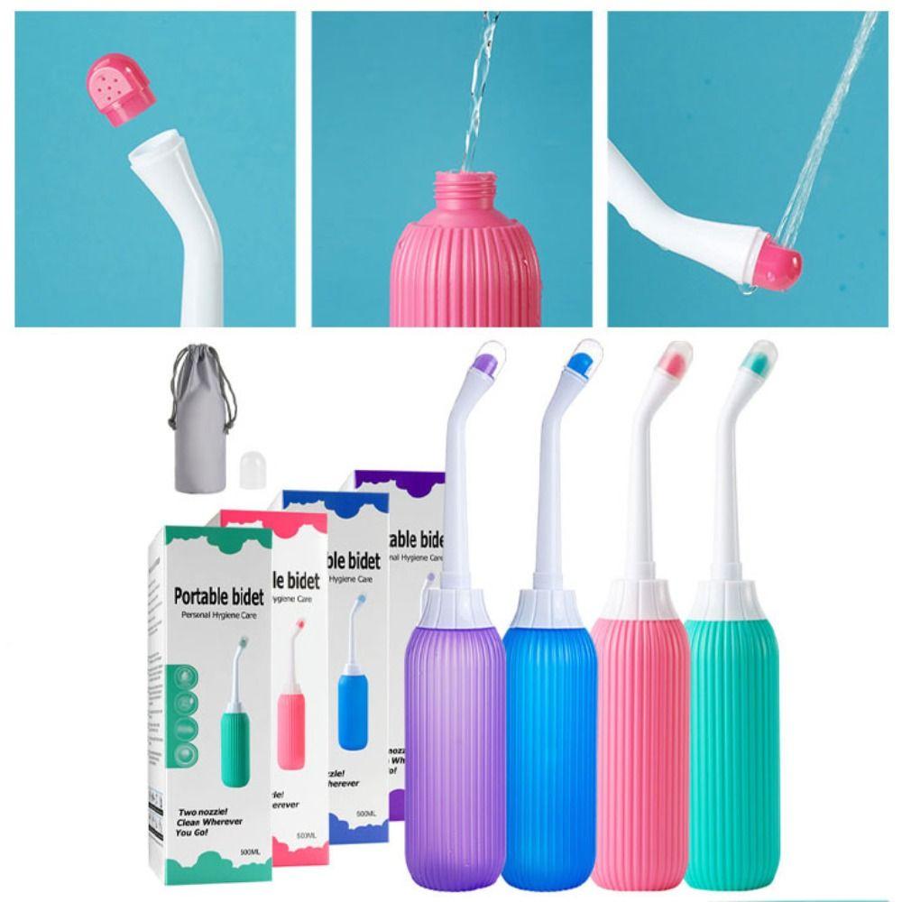 Large Capacity Portable Bidet Spray Private Parts Flushing Device Personal Hygiene Cleaning