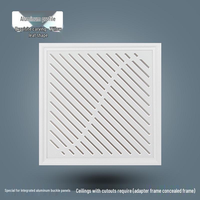 300x300 Silent Integrated Ceiling Ventilation Fan for Bathroom and Kitchen