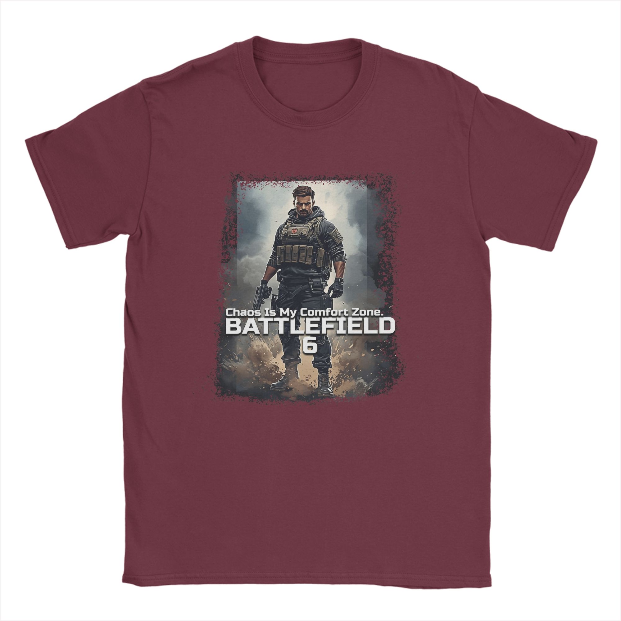 

Battlefield 6 Funny Games BF6 Fashion T Shirts for Men Women Pure Cotton Tee Shirt Clothing S