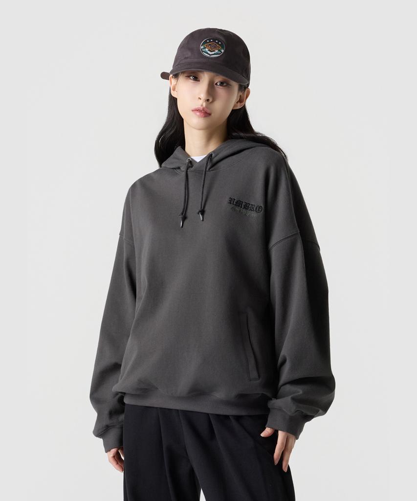 U Sporty Knit Hoodie Charcoal Ur121Chd11