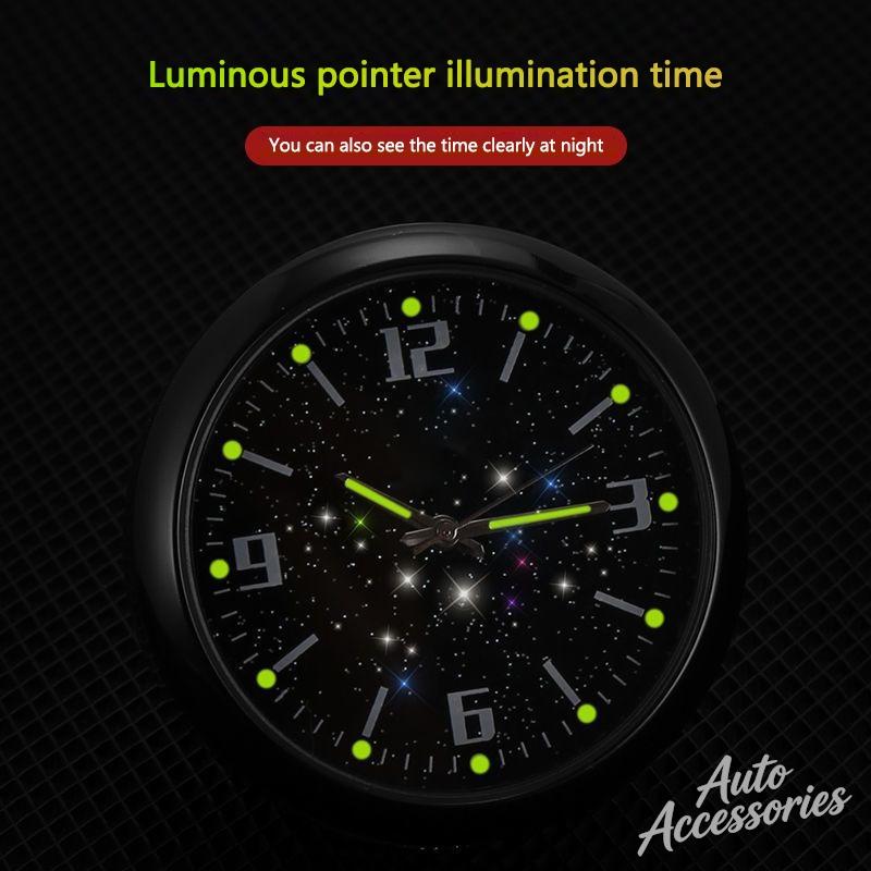Car Starry Dial Night-light Clock Watch Luminous Dashboard Clock For BMW 1 3 5 7 Series X1 X2 X3 X4 X5 X6 X7 Accessories Sticker yshk28