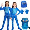 KDPop KPDH Anime Costume Kids Derpy Tiger Anime Figures Cosplay Costume Jumupsuit Boys Girls Cartoon Clothing Christmas Gift