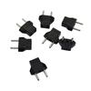 4 Pcs EU Plug Adapter Electrical Plugs Adapter 110v 220v Charge US Outlet Socket 2 Flat Pin For EU 2 Round Pin Adapter