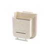 Foldable Wall-Mounted Trash Bin - Punch-Free, Large Capacity for Kitchen & Bathroom