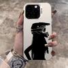 Fashion Motorcycle Helmet Girl Silver IMD Phone Case For IPhone 11 12 13 14 15 16 17 Air Pro Max Plus 16 17 E Shockproof Cover