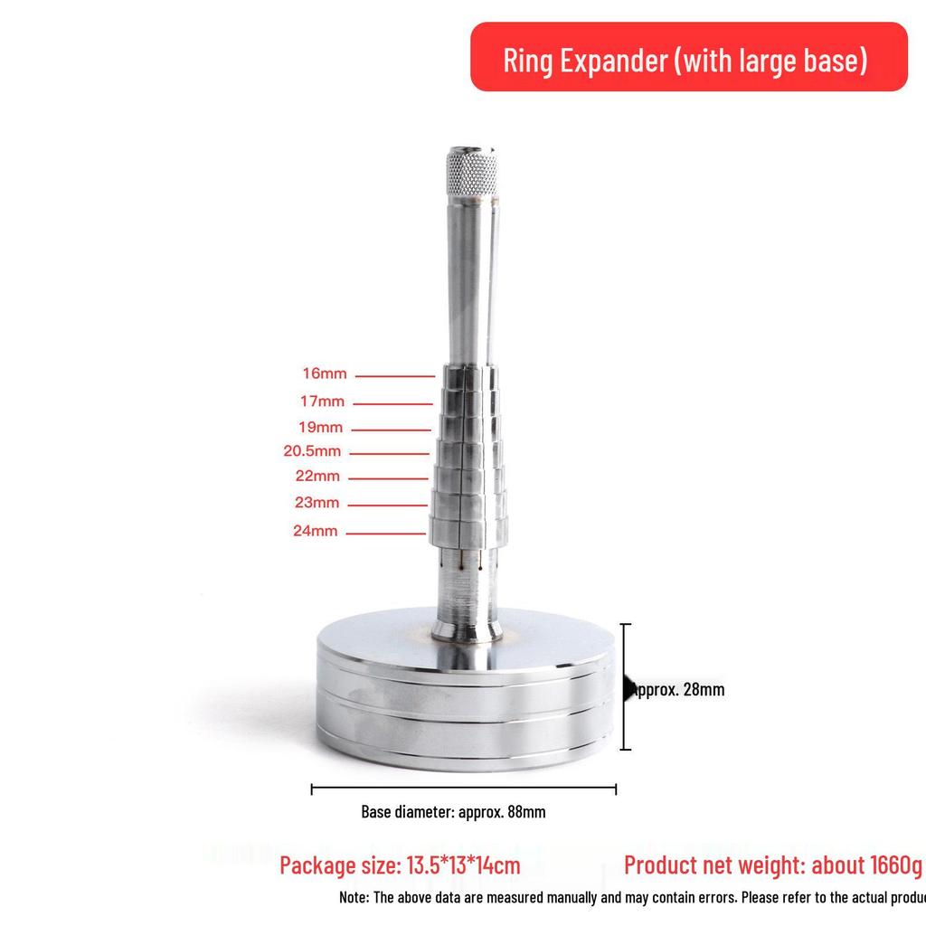 Portable Ring Expander and Reducer Tool for Jewelry Shaping and Correction