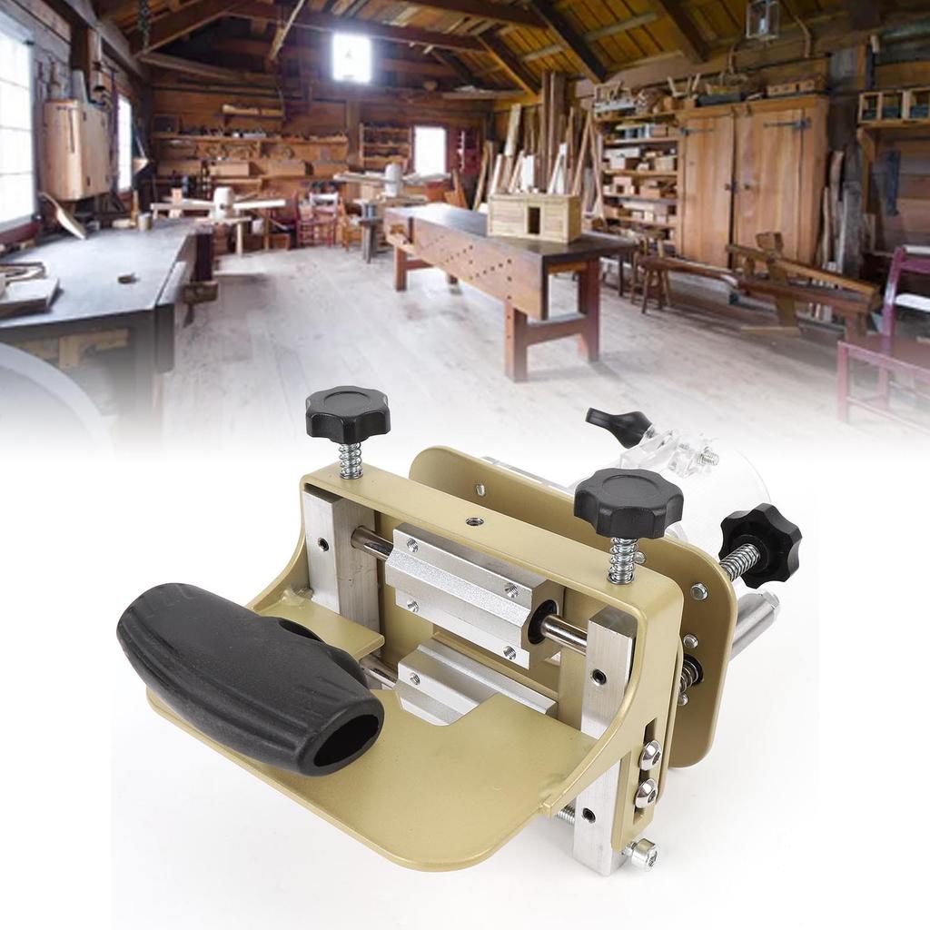 Wood Router Slotting Locator Aluminum Alloy High Efficiency 2 in 1 Invisible Fastener Slotting Bracket for Trimming